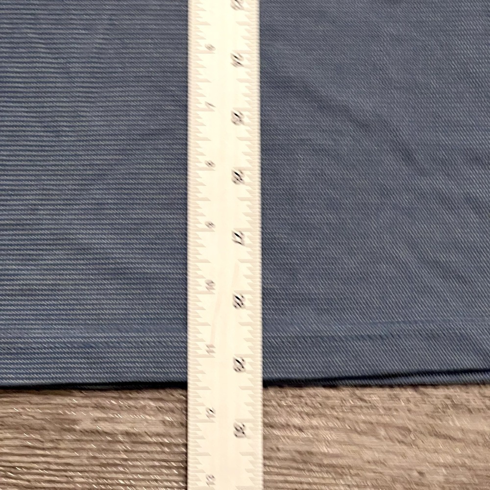 Ted Baker London Polo Shirt Size 6 Blue Button Snap Preppy Casual Adult Lounge - Picture 14 of 15